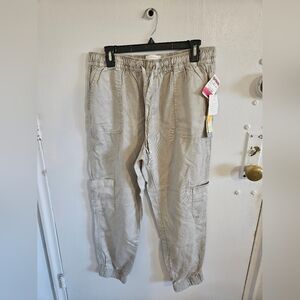 C&C California Women's Light Gray Cargo Pants
